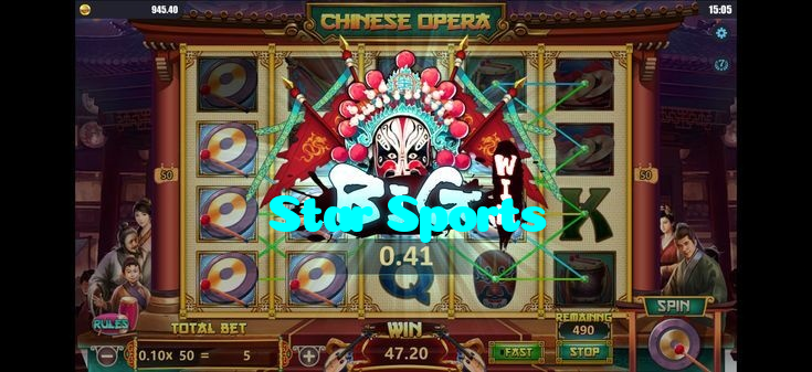 Star Sports casino presented on mobile device in Pakistan with slots and live games